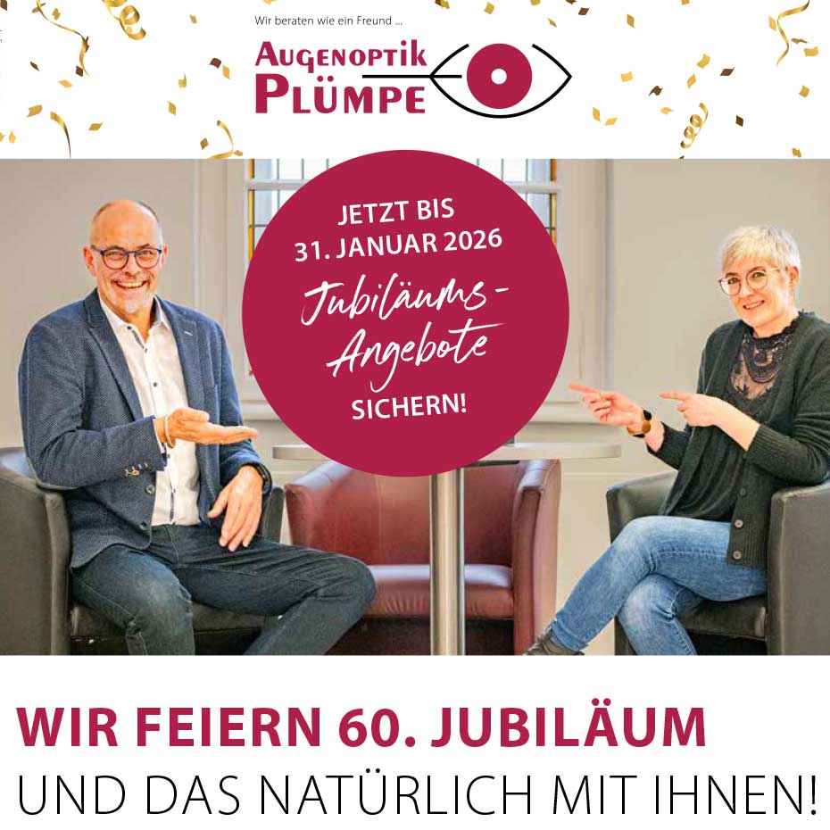 Augenoptik Plümpe: Jubiläums-Aktion